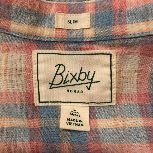 [L] Bixby Plaid Cotton Button Down - Picture 5 of 6